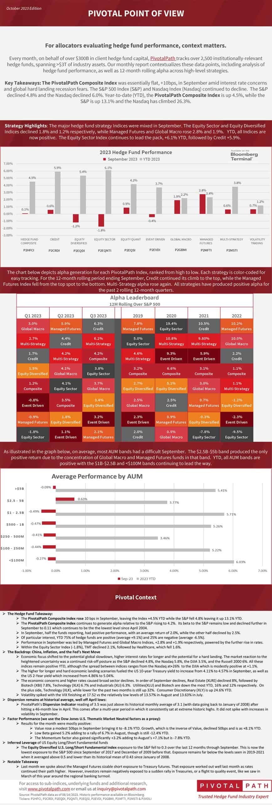 Pivotal Point of View October 2023