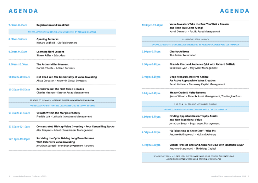 London Value Investor Conference 2025