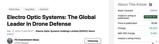 Electro Optic Systems