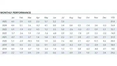 Alluvial Fund Monthly Performance
