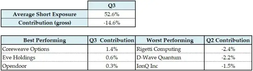 Deep Sail Capital Short Portfolio Summary