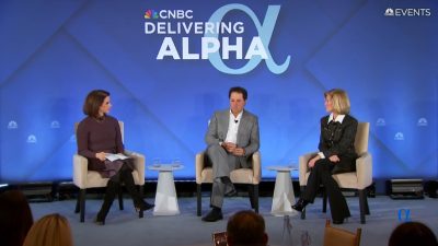 2025 Delivering Alpha Conference ichael Arougheti And Mary Callahan Erdoes